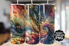 Closeup of Abstract Tumbler Warp - Tumbler PNG Design Product Image 1
