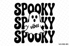Spooky Vibes Svg | Halloween Svg | Svg Cut Files Product Image 1