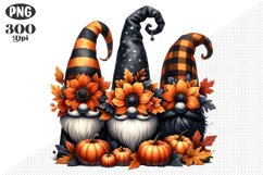 Halloween Gnomes Sublimation - Clipart PNG Design Product Image 1
