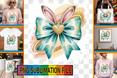 Dazzling PNG Art for TSHIRTS, Easter Bow Product Image 1