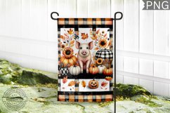 Fall Garden Flag Sublimation - Garden Flag PNG Design Product Image 1