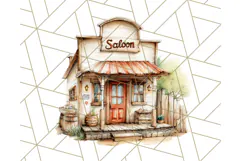 Wild West Animals PNG Clipart, Cowboy & Saloon Scenes Product Image 3