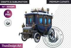 Steampunk Winter Fantasy Sublimation Graphics PNG clipart Product Image 1