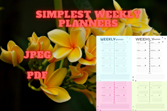 best simplest weekly planner freebie 54,free Weekly planner Product Image 3