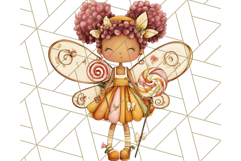 Halloween Fairy Clipart PNG, Spooky Cute Character Art Product Image 3