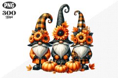 Halloween Gnomes Sublimation - Clipart PNG Design Product Image 1