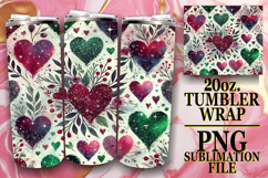 WHIMSICAL ESCAPES 20oz TUMBLER WRAP, Heart Product Image 1