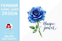 Feminine Floral Design Watercolor Flower Illustration Product Image 1