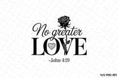 No greater love SVG | SVG Cut files | Cricut Product Image 1