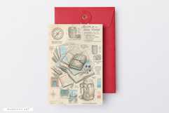 Ephemera Summer Travel Junk Journal Pages Product Image 5