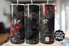 Gothic Christmas Tumbler | Christmas Tumbler Wrap Product Image 1