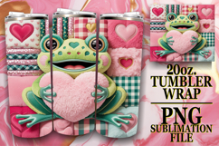 Radiant thoughts 20oz tumbler wrap, Valenines Animals Product Image 1