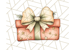 Vintage Christmas Ornaments and Presents PNG Holiday Clipart Product Image 3
