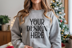 Christmas Gildan 18000 Heavy Blend Crewneck Sweatshirt Mocku Product Image 1