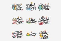 Summer Bucket List Clipart PNG, 40 Summer Activity Product Image 5