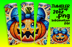 RADIANT 20oz Tumbler Wrap for Personal Use , Cute Pumpkin Product Image 1