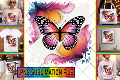 Elegant PNG TSHIRT Gift Ideas, Butterfly Product Image 1