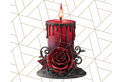 Gothic Christmas Clipart Dark Holiday PNG, Dark Christmas Product Image 3