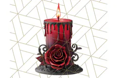 Gothic Christmas Clipart Dark Holiday PNG, Dark Christmas Product Image 3