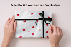 Coquette Textile Valentine Digital Paper Kit Rococo Patterns Product Image 7