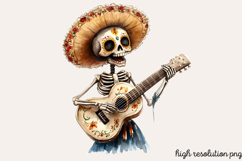 Da de Los Muertos Sublimation PNG Product Image 1