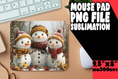 Holiday Gingerbread Design Mouse Pad Product Image 1