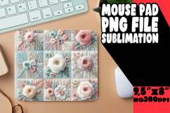 Cheerful Desk Mat Sublimation, Patchwork Product Image 1