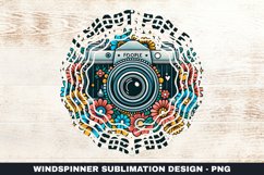 I Shoot People for Fun Wind Spinner Sublimation Design Product Image 1