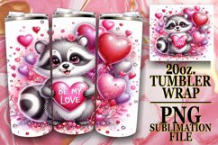 WHIMSICAL ESCAPES 20oz TUMBLER WRAP, Valentines Product Image 1