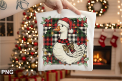 Coquette Christmas Goose Sublimation - Christmas PNG Design Product Image 1