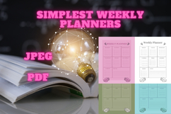 best simplest weekly planner freebie 35,free Weekly planners Product Image 3