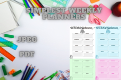 best simplest weekly planner freebie 57,free Weekly planner Product Image 3