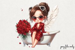Lazy Sassy Angle for Valentine Clipart PNG Product Image 1