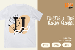 Thistle &amp; Tide Boho Floral Monogram Product Image 1