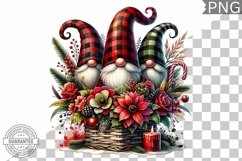 Christmas Gnome Sublimation - Clipart PNG Design Product Image 1
