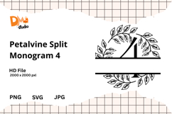 Petalvine Split Monogram Product Image 1