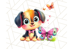 Cute Animal Friends Clipart PNG, Bright Spring Animal Duos Product Image 3