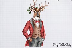 Victorian Christmas Sublimation Clipart PNG Product Image 1