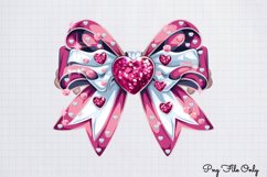 Coquette Valentine Clipart PNG Product Image 1