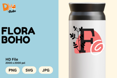 Flora Boho Monogram Product Image 1