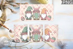 Easter Mug Wrap Design - Easter Gnome Sublimation Product Image 1