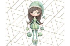 Christmas Whimsy Clipart, Holiday Kids PNG Graphics Product Image 3