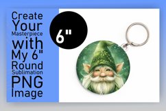 Magic Moments: Watercolor Gnome Circle Design Design Product Image 1