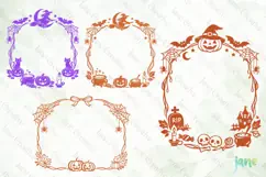 Halloween Border SVG PNG Clipart Product Image 1