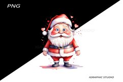 Funny Santa Claus Clipart, Christmas Clipart Product Image 1