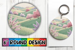 Joyful Sublimation Circle Designs, Spring Product Image 1