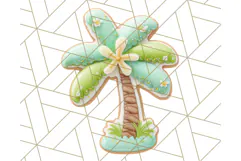 Summer Iced Cookie Clipart PNG, Cute Tropical Cookies Product Image 3
