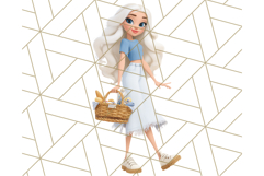 Patriotic Fashion Girl Clipart PNG for 4th of July Product Image 3