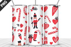 Christmas Flowers Tumbler Design | Valentine&#039;s Day Tumbler Product Image 2