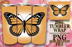 SERENE NIGHTS 20oz TUMBLER WRAP, Butterfly Product Image 1